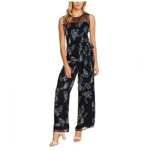 Vince Camuto Weeping Willow Floral Jumpsuit